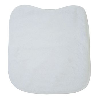 10xdiez Babero Rizo Plastico Con Goma Blanco | (blanco  )