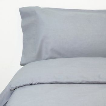 10xdiez Funda Nórdica Algodon 2p Perla  | (cama De 180cm - Gris)