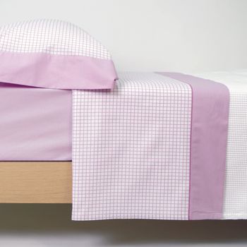 10xdiez Juego De Sábanas Algodón June Rose  | (cama 90 Cm - Rose)