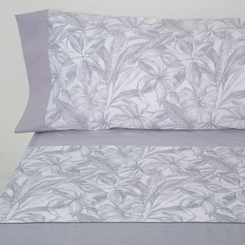 Funda nórdica microfibra bambula gris (280 X 240 cm) Cama de 200 ZAGORA