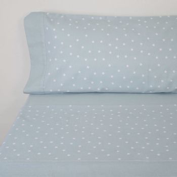 10xdiez Sábanas Franela Stars Jade  | (cama 180 Cm - Jade)