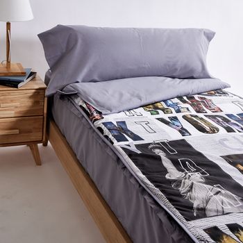 10xdiez Funda Saco Nórdico Ajustable Cama Individual (no Incluye Relleno) - ( 6565 - Cama 80cm ) | (cama 80cm - 6565)