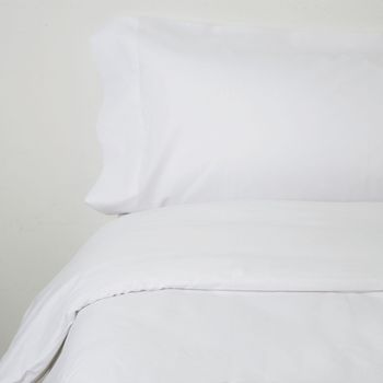 10xdiez Funda Nórdica Algodon 2p Blanco  | (cama De 150cm - Blanco)
