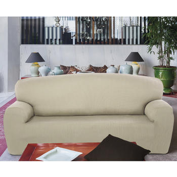 10xdiez Funda Sofa 3 Plazas Rustica Pocket | (beige  )