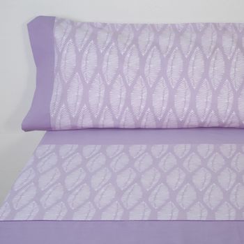 10xdiez Juego De Sábanas Elina Lila  | (cama 160 Cm - Lila)