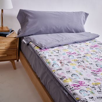 Cotton Artean - Saco Nordico Con Relleno Moon Pink Cama 90 X 190/200. Saco  Unido A La Bajera Con Cremallera. con Ofertas en Carrefour