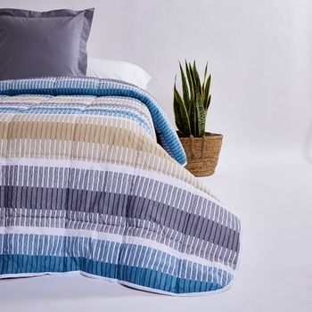 10xdiez Edredón Invierno Archie  | (cama De 150cm - Gris)