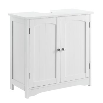 Mueble De Baño 60x60x30 Cm Mdf Lacado Blanco 03_0005834