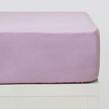 10xdiez Sabanas Bajeras Mauve 39 Basic Plus  | (cama De 135cm - Mauve)