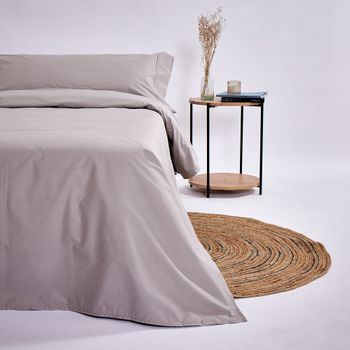 Funda Nórdica 100% Algodón Orgánico Beige 280x220 Cm Cama 200 con Ofertas  en Carrefour