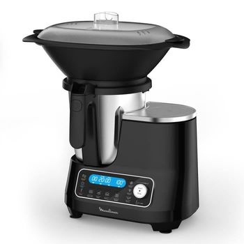 Robot de cocina - MOULINEX HF93E610, 1550 W, Negro