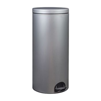 Rossignol Cubo De Basura Con Pedal Gris Metalizado 30l - 90141