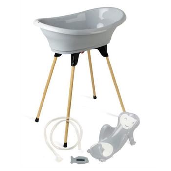 Pack De Baño Vasco 5 En 1 Charm Gris Thermobaby