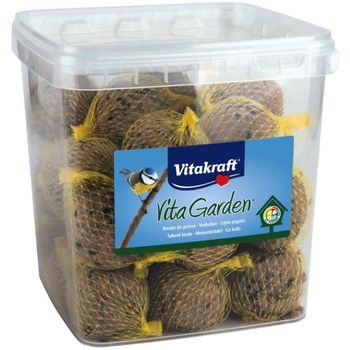 Vitakraft Cubo De 30 Bolas De Grasa - Para Pájaros Del Cielo