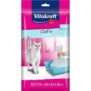 Vitakraft Clo-fix Bolsas Bandeja 15 Uds Gato