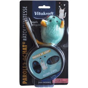 Vitakraft Plush Remote Control Mouse Toy - Para Gato