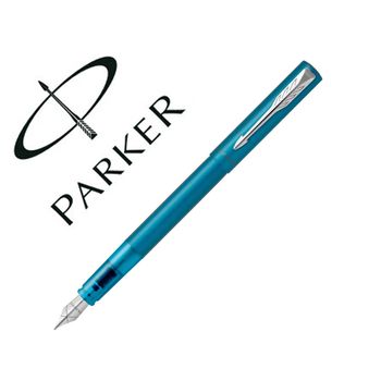 Pluma Parker Vector Xl Azul Teal Plumin F