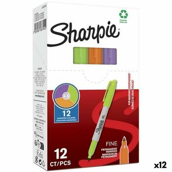 Comprar Pack de 12 rotuladores subrayadores Sharpie note multicolor ·  Sharpie · Hipercor