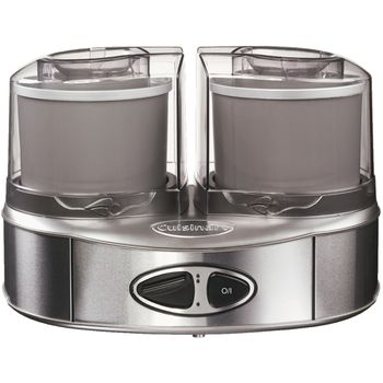 Cuisinart Heladera 2x1l 50w Aluminio Cepillado - Ice40bce