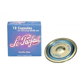 Le Parfait Juego De 12 Cápsulas Para Tarros De Terrina 8,2cm - 610077