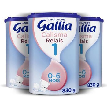 Leche En Polvo Para Bebés Calisma Relais 1 - 3 X 830g - De 0 A 6 Meses