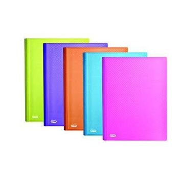 Elba Carpeta 40 Fundas Cristal Fijas Urban Pp Colores Surtidos A4 -10u-