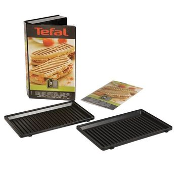 Accesorios Tefal Xa800312 Juego De 2 Platos De Parrilla Panini Colección Snack