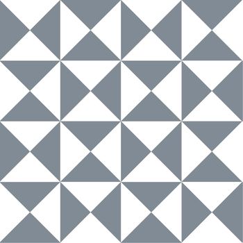 Pegatinas De Azulejos 15 X 15 Cm - Triángulos Gris Y Blanco