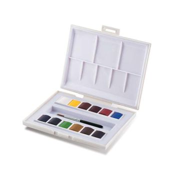 Caja De Viaje - La Petite Aquarelle - 12 Medias Tazas