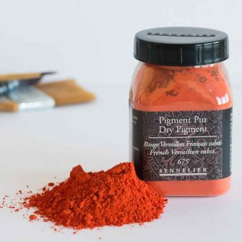 Pigmento Para La Creación De Pinturas - Bote De 100 G - Rojo Bermellón