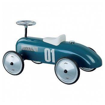 Portaequipajes Vintage - Coche Azul Petróleo