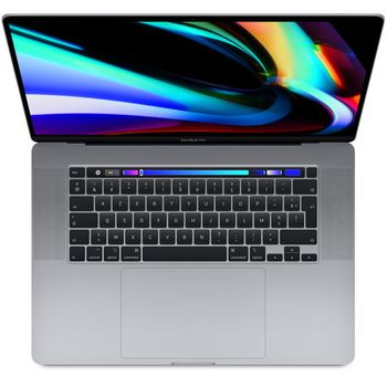 Macbook Pro Touch Bar 16" 2019 Core I9 2,4 Ghz 16 Gb 1 Tb Ssd Gris Espacial - Producto Reacondicionado Grado A. Seminuevo.