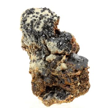 Descloizite - Piedra Natural De Namibia, Berg Aukas Mine - Cristal Multicolor Raro Y Auténtico | 1230.3 Ct - Certificado De Autenticidad Incluido | 80 X 55 X 40 Mm