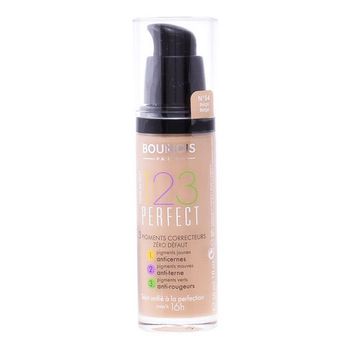 Fondo De Maquillaje Fluido 123  Perfect Bourjois Spf 10