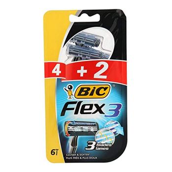 Maquinilla De Afeitar Bic Flex3 (6 Uds)