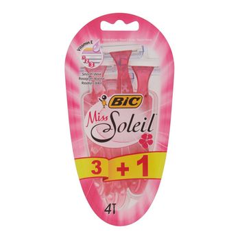 Maquinilla De Afeitar Bic Miss Soleil Mujer (4 Uds)