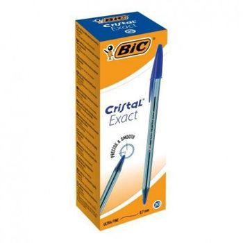 Bic Bol?grafo Cristal Exact Ultra Fine Azul - Caja De 20u -