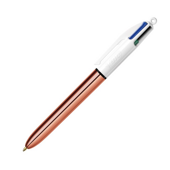 Boligrafo Bic 4 Colores Rose Gold