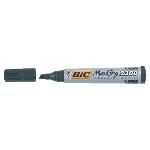 Bic Marcador Permanente 2300 Punta Biselada Trazo 3 - 5.5 Mm. Negro Ref. 820926