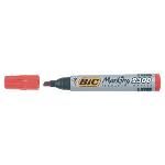 Bic Marcador Permanente 2300 Trazo 3-5.5 Mm Punta Biselada Rojo 820924