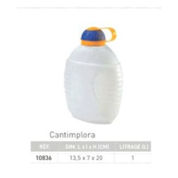 Cantimplora 1l. Blanca