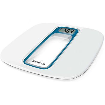 Terraillon Báscula De Baño Electrónica 160kg / 100g Blanco / Azul - 14470