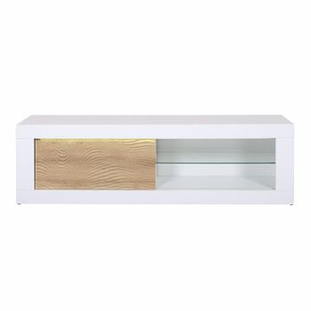 Mueble De Tv Con Puerta Corredera Karma - Fabricación Francesa