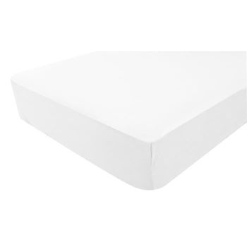 Sábana Para Cuna Impermeable - Blanco - 60x120 Cm Domiva