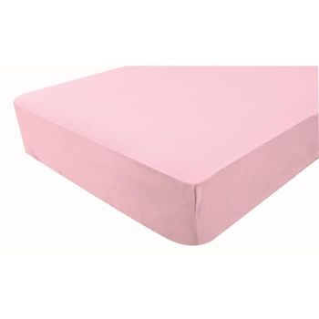 Sábana Para Cuna Impermeable - Rosa - 60x120 Cm Domiva