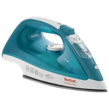 Tefal Access Easy Fv1542 Plancha Vapor-seco Suela De Durilium 2000w Turquesa, Color Blanco Plancha