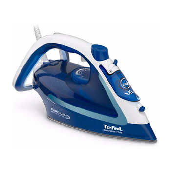 Plancha De Vapor Tefal Fv5735e0 Easygliss Plus 2500w Azul/blanco