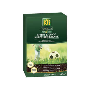 Kb Evergreen Sport-resistente Semillas De Césped, 1 Kg