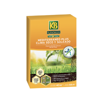 Kb Evergreen Mediterraneo / Seco Semillas De Césped, 1 Kg