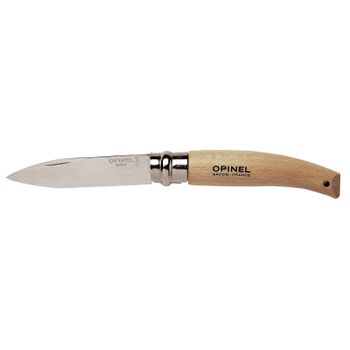 Cuchillo De Jardín Opinel Nº08 En Caja Individual, Hoja De Acero Inoxidable De 8,5 Cm, Mango De Madera De Haya, 133080